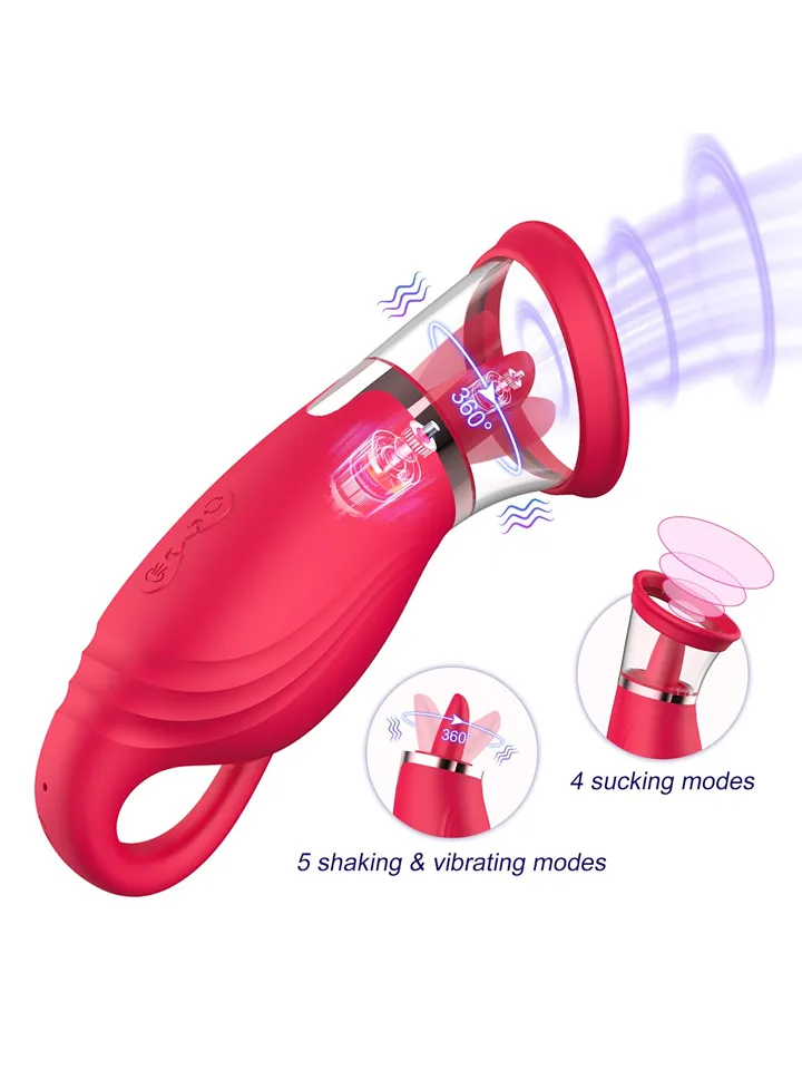 Suction Vibrator With 360° Tongue Stimulation - Klitorinis vibratorius 2 [full]