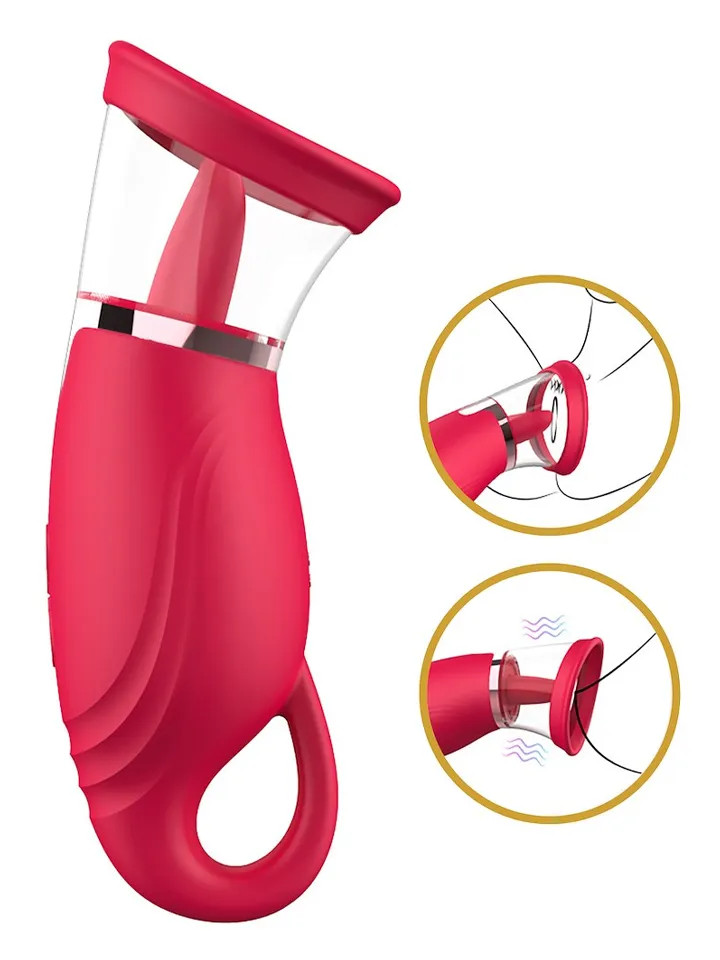 Suction Vibrator With 360° Tongue Stimulation - Klitorinis vibratorius 4 [full]