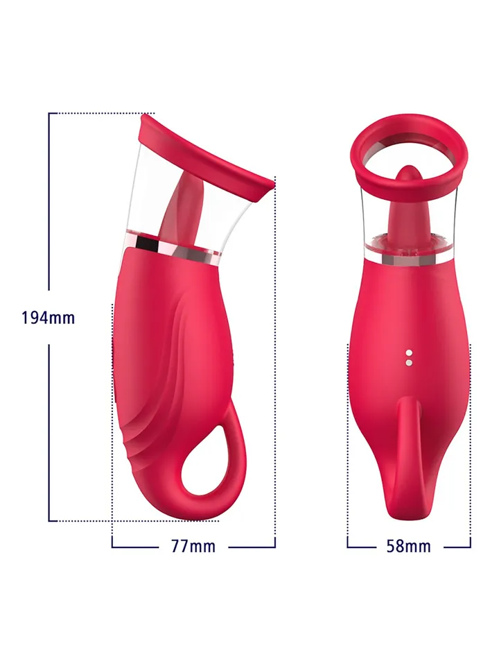 Suction Vibrator With 360° Tongue Stimulation - Klitorinis vibratorius 5 [full]