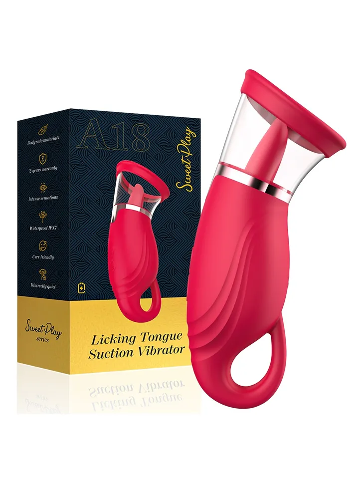 Suction Vibrator With 360° Tongue Stimulation - Klitorinis vibratorius 6 [full]