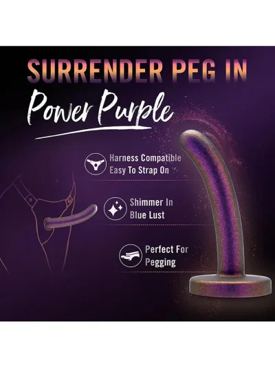 Surrender Peg Beginner Power Purple 12 cm - Dildo 5