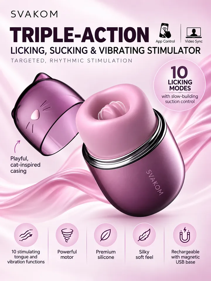 Svakom Klitty Clitoral Stimulator - Klitorinis vibratorius 1 [full]