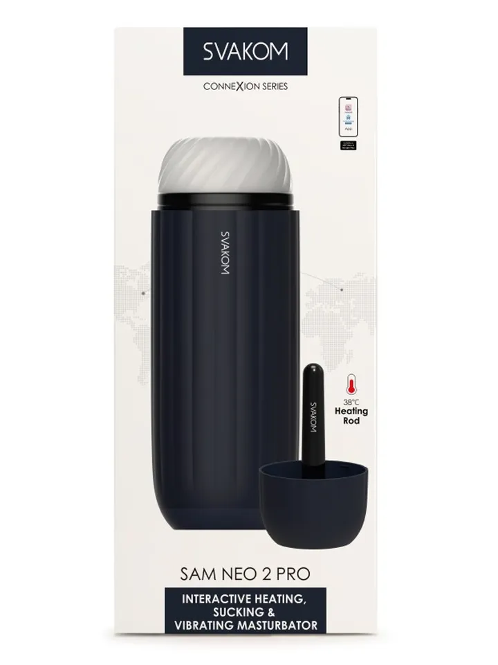 Svakom Sam Neo 2 Pro Interactive Masturbator - Automatinis masturbatorius 4 [full]