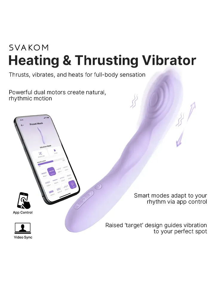 Svakom Selena Heated Vibrator - G taško vibratorius 1 [full]