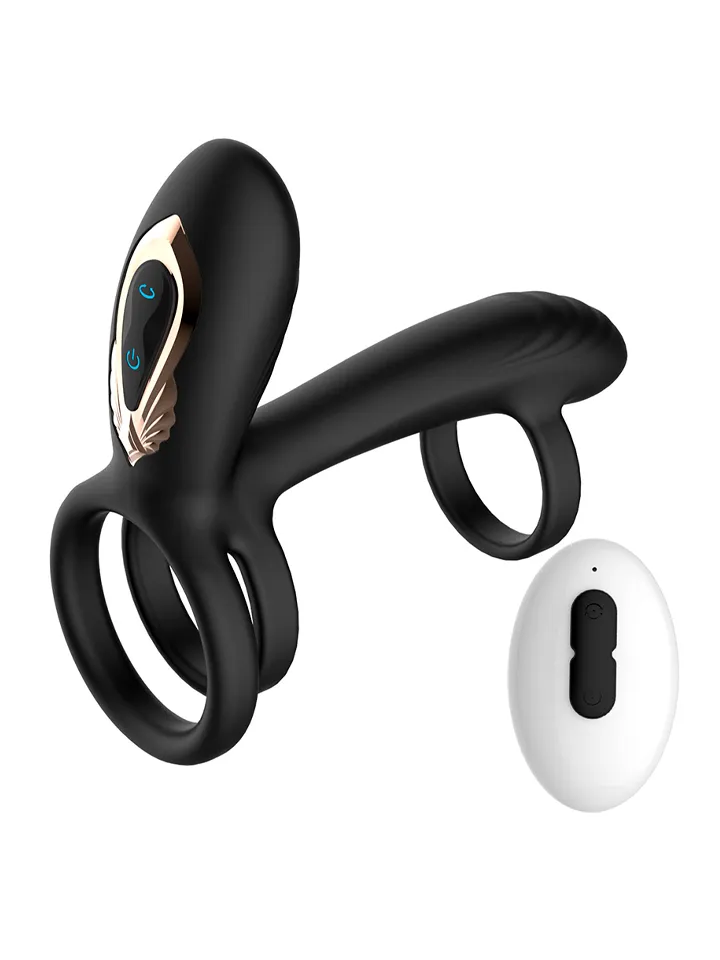 Swinging & Vibrating Cock Ring - Vibruojantis gaidžio žiedas 1 [full]