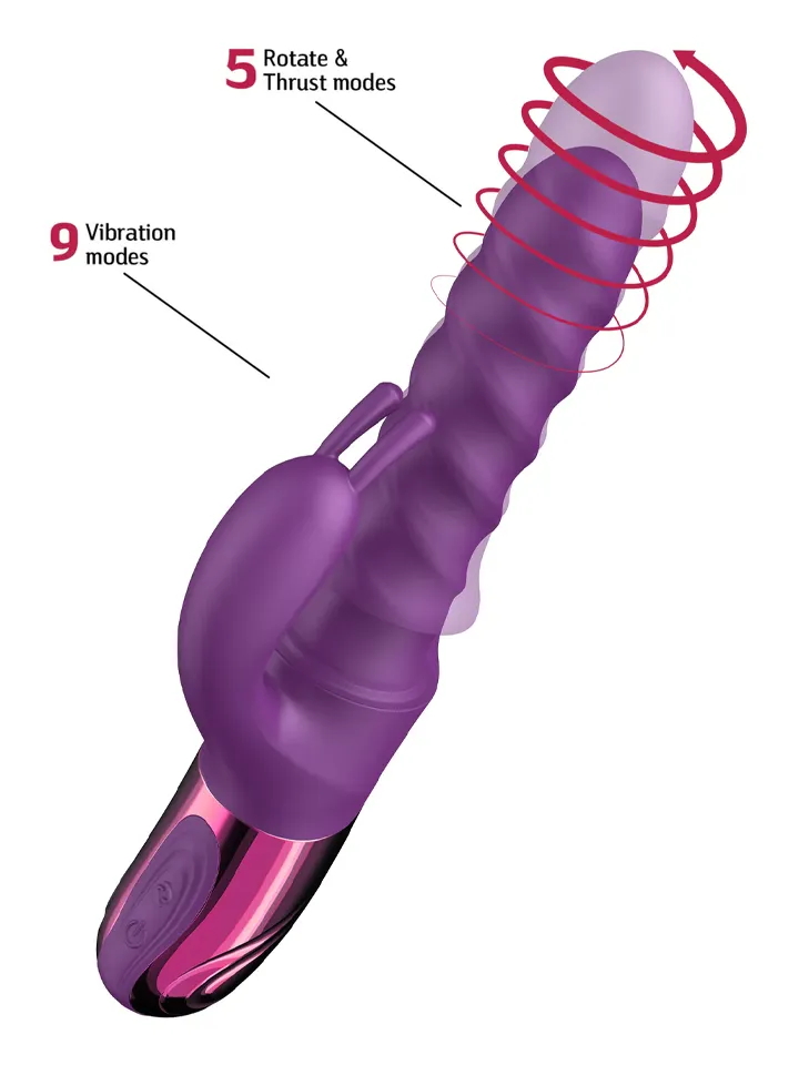 Swirl Rabbit Vibrator - Triušio vibratorius 1 [full]