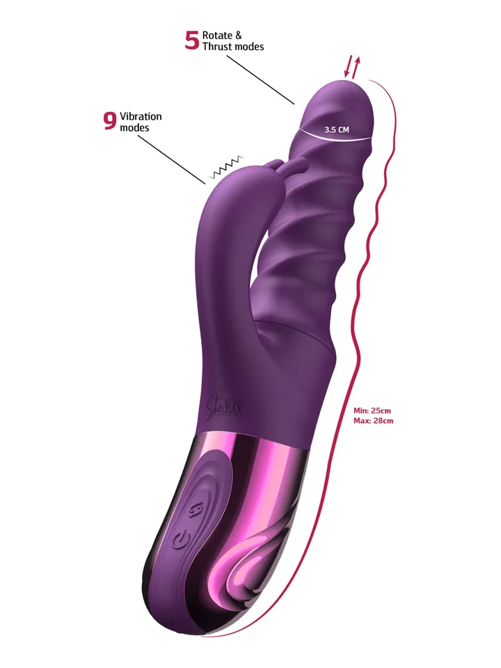 Swirl Rabbit Vibrator - Triušio vibratorius 2 [full]