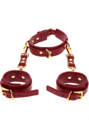 Taboom D-Ring Collar & Wrist Cuffs - Apykaklė prie riešo suvaržymo 1