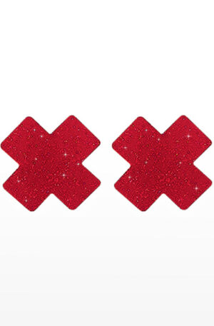 Taboom Nipple X Covers Red - Spenelio dangteliai 1