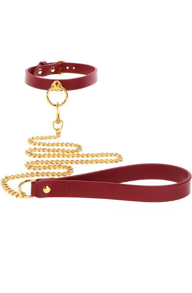 Taboom O-Ring Collar & Chain Leash - Apykaklė ir pavadėlis 2