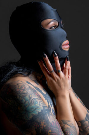 Taboom Spandex Hood Black - BDSM kaukės ir Akių raiščiai 1