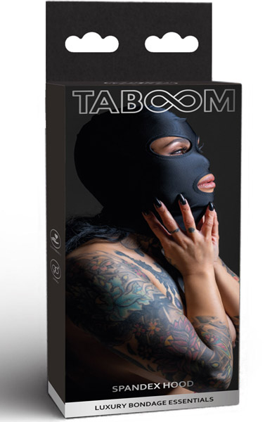 Taboom Spandex Hood Black - BDSM kaukės ir Akių raiščiai 2