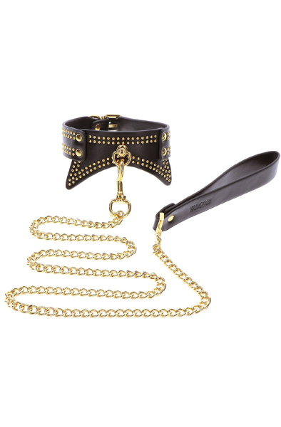 Taboom Studded Collar & Leash - Apykaklė ir pavadėlis 3