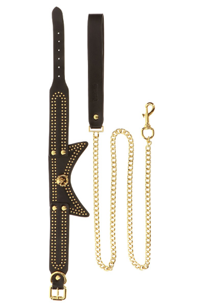Taboom Studded Collar & Leash - Apykaklė ir pavadėlis 4
