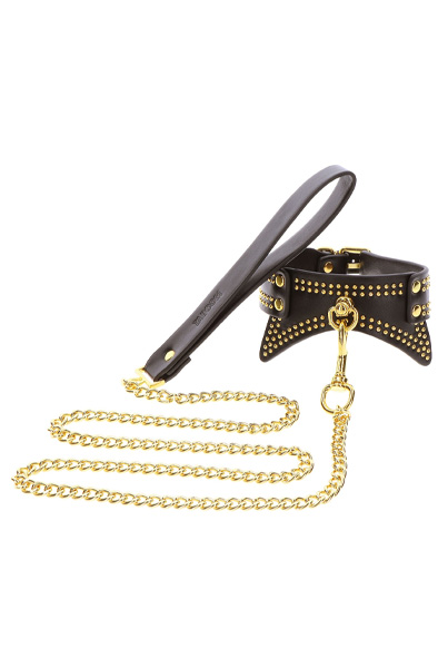 Taboom Studded Collar & Leash - Apykaklė ir pavadėlis 5