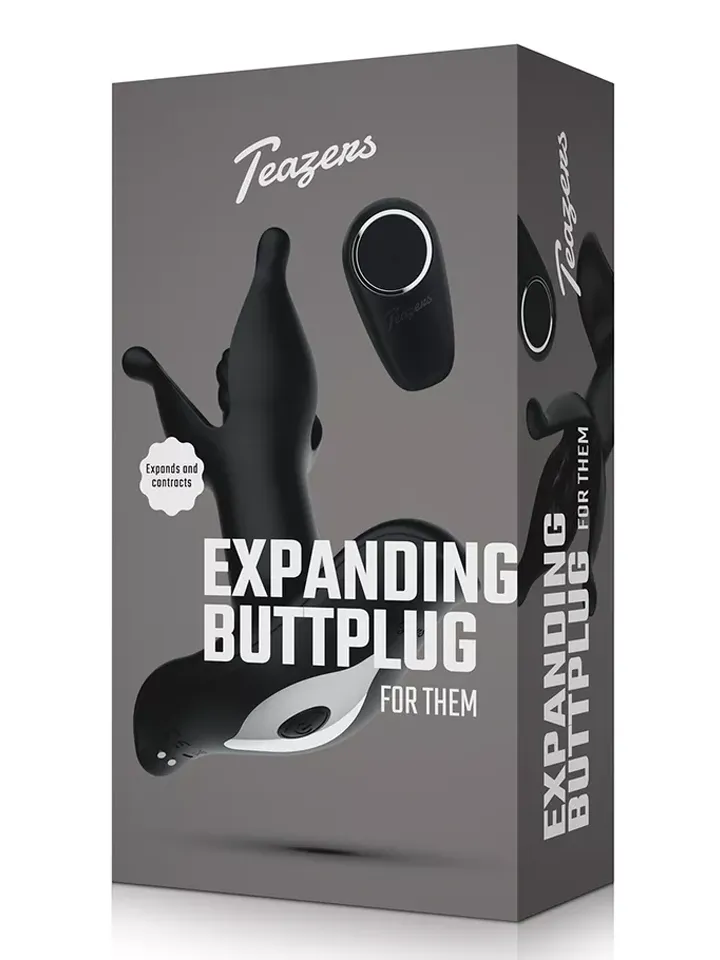 Teazers Anal Expanding Butt Plug - Vibruojantis analinis kištukas 6 [full]