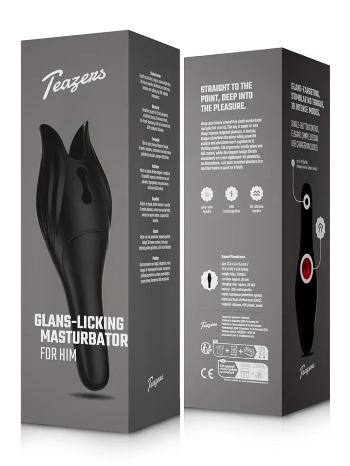 Teazers Glans-Licking Masturbator - Strokeris 5 [full]