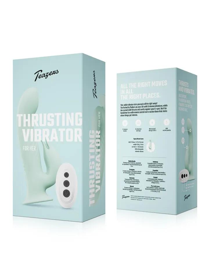 Teazers Rotating Rabbit Vibrator With Remote Control - Triušio vibratorius 4 [full]