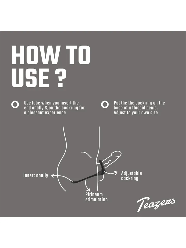 Teazers Triple Prostate Vibrator With Remote - Prostatos stimuliatorius 3 [full]