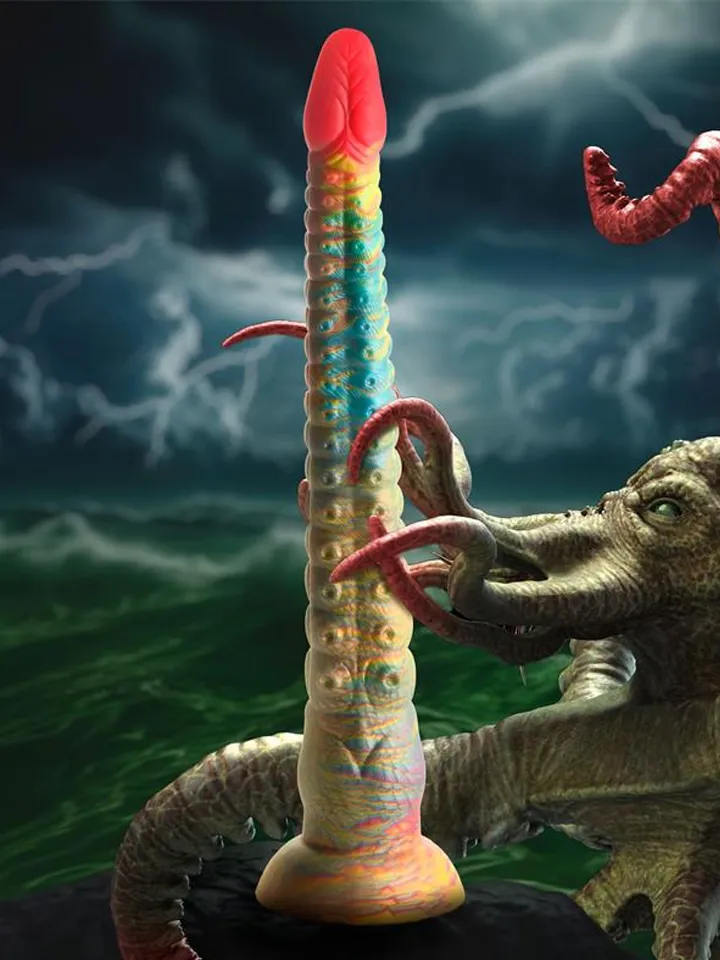 Tenta-Dick Tentacle Silicone Dildo 32 cm - Dragon dildo 1 [full]