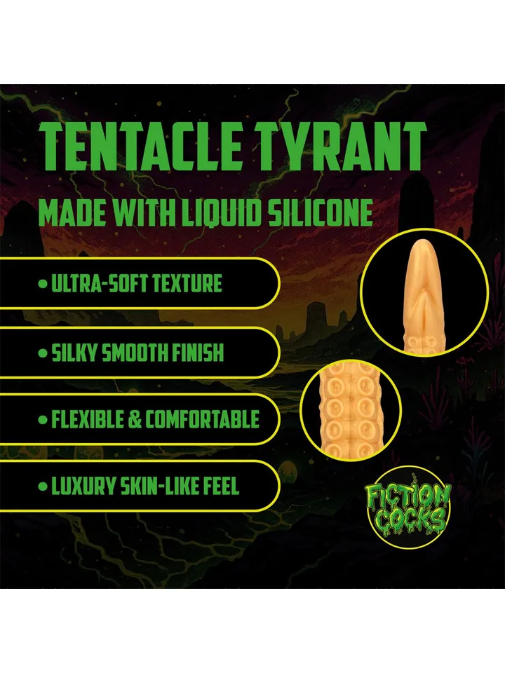 Tentacle Tyrant Anal Snake Golden 55 cm - Ypač ilgas analinis dildo 2 [full]