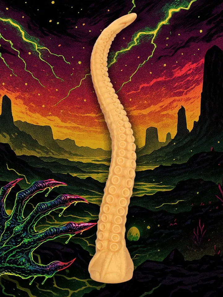 Tentacle Tyrant Anal Snake Golden 55 cm - Ypač ilgas analinis dildo 3 [full]