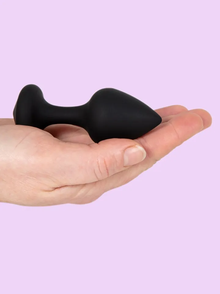 The Best Silicone Beginner Plug Black Small - Analinis kištukas 1 [full]
