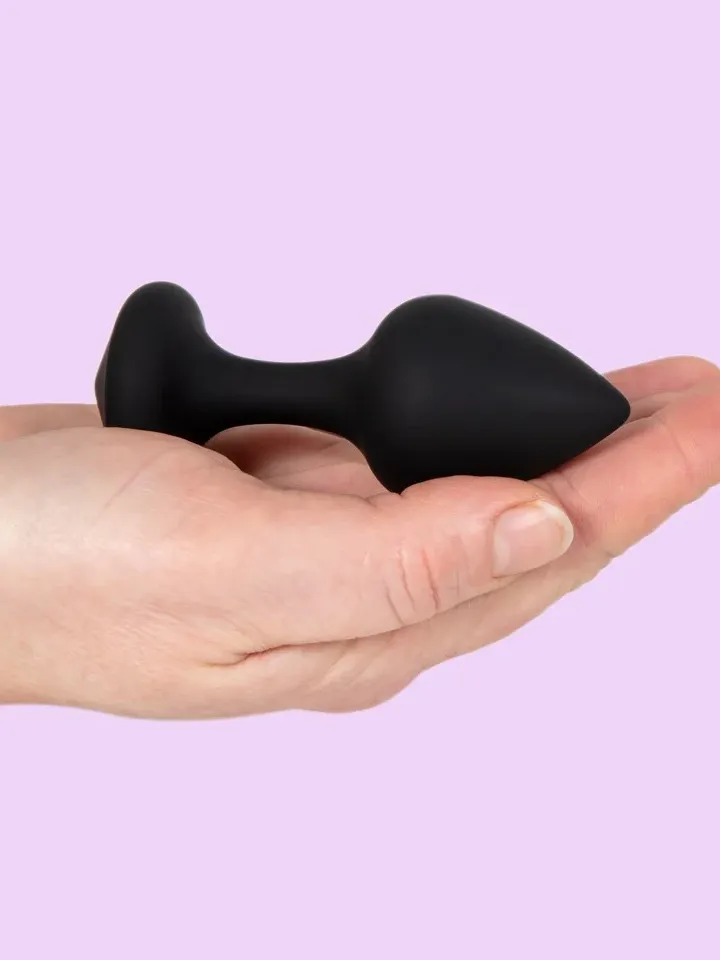 The Best Silicone Beginner Plug Black Small - Užpakalio kaištis 1 [full]