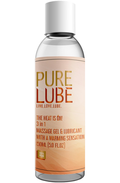 The Heat Is On Lube 3in1 150 ml - Lubrikantas ir masažo losjonas 2