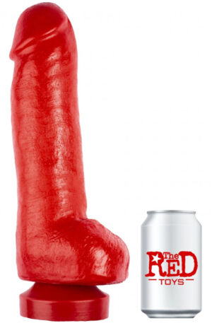 The Red Toys Super Donation Dildo Red 34 cm - Xl dildo 1