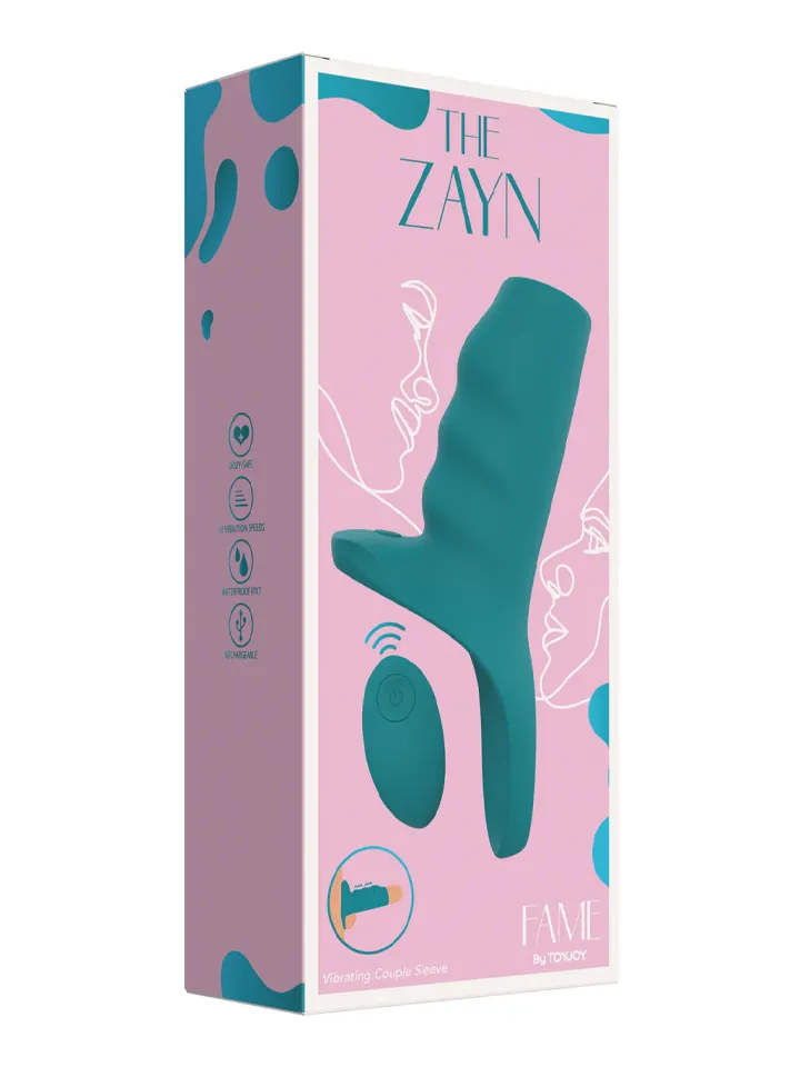 The Zayn Vibrating Couple Sleeve - Vibruojantis varpos plėtra 3 [full]