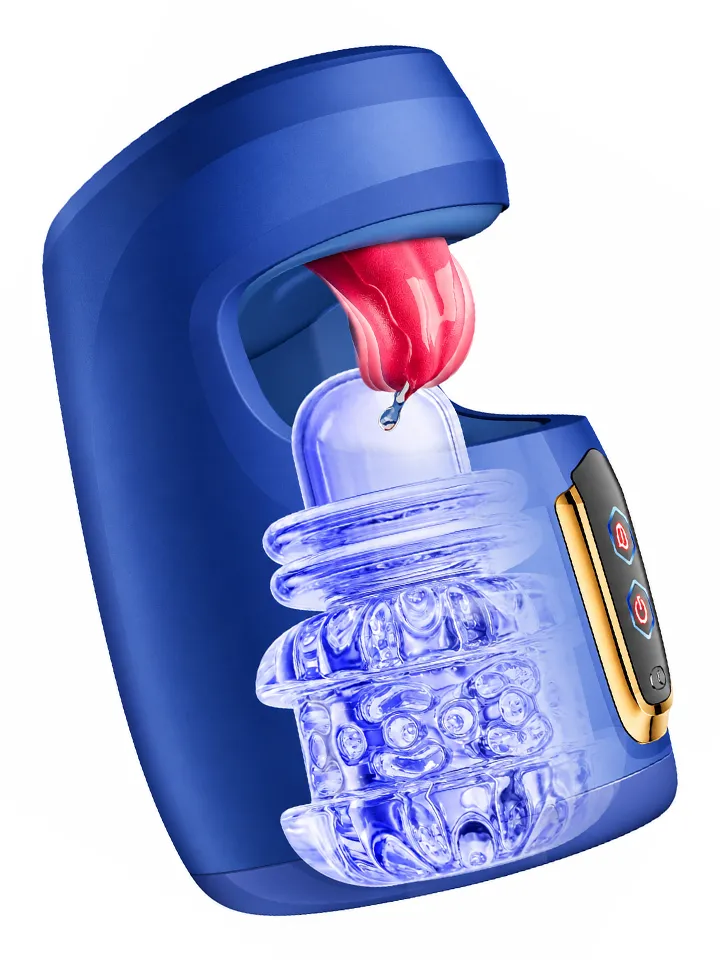 Thrusting & Licking Tongue Motion Cup - Automatinis masturbatorius 1 [full]