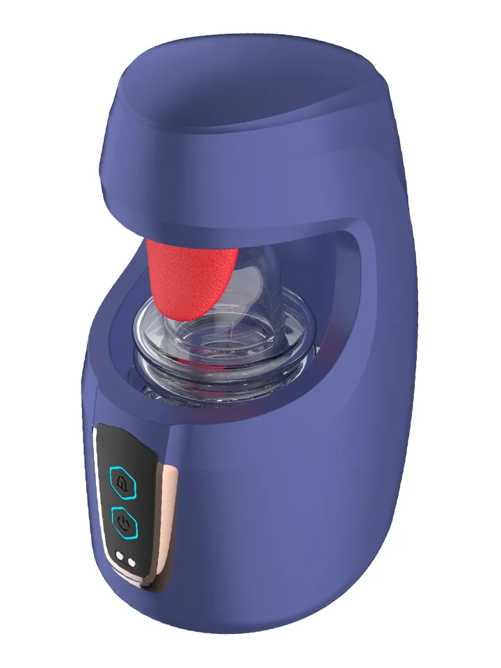 Thrusting & Licking Tongue Motion Cup - Automatinis masturbatorius 2 [full]