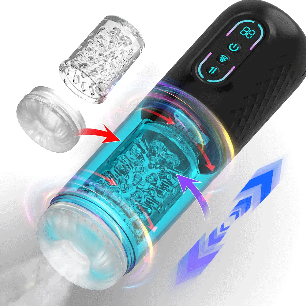 Thrusting & Sucking Masturbator Pump - Automatinis masturbatorius 1 [full]