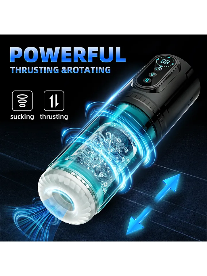 Thrusting & Sucking Masturbator Pump - Automatinis masturbatorius 2 [full]
