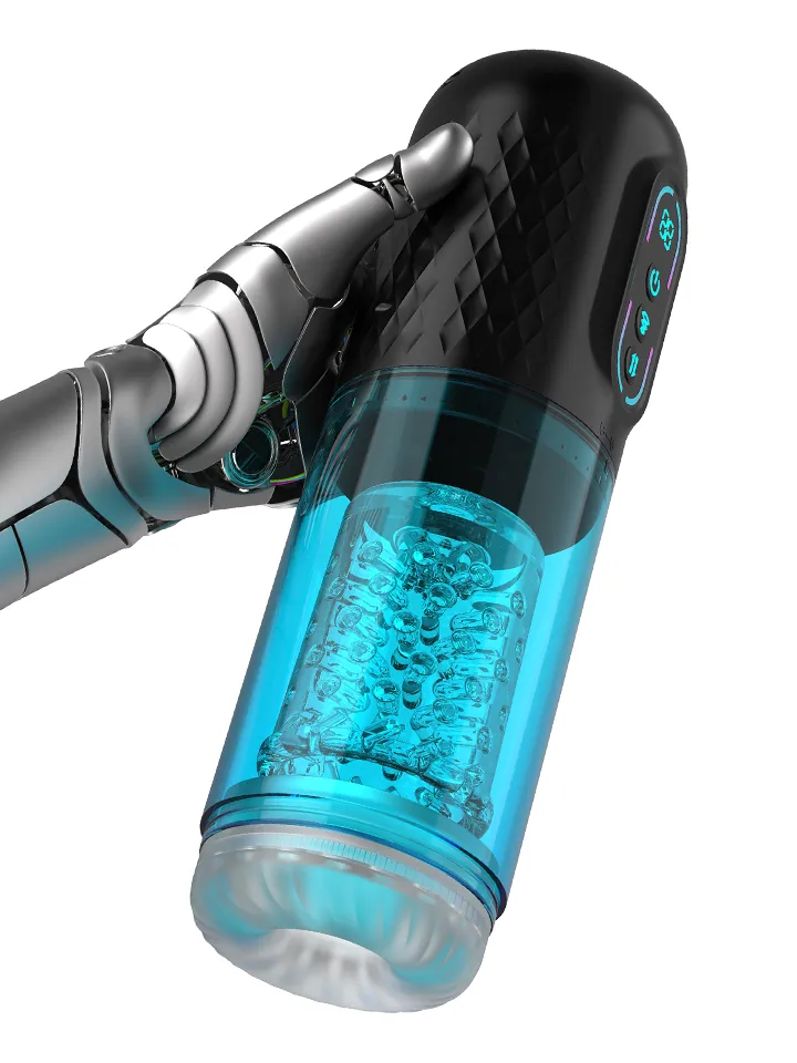 Thrusting & Sucking Masturbator Pump - Automatinis masturbatorius 4 [full]