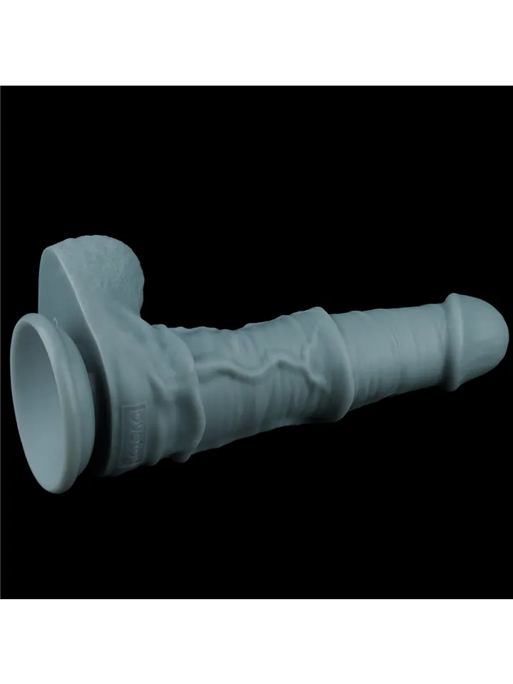 Thrusting & Vibrating Silicone Dildo 27,5 cm - Vibruojantis dilatorius 4 [full]