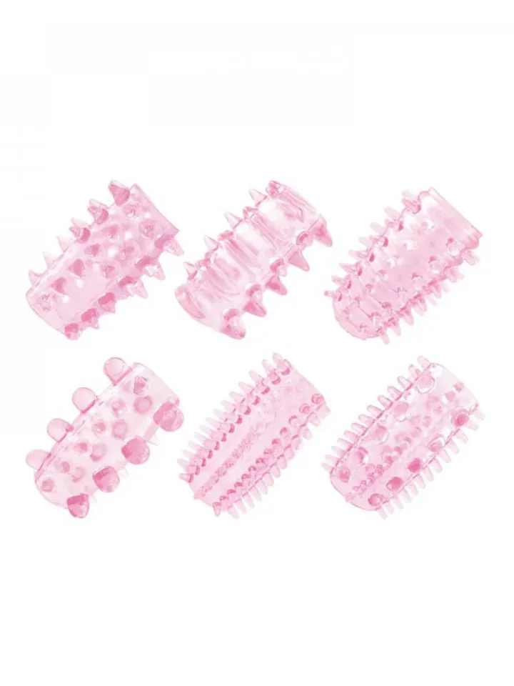 Timeless Flexible Cock Rings 6-pcs - Piršto rankovė 1 [full]