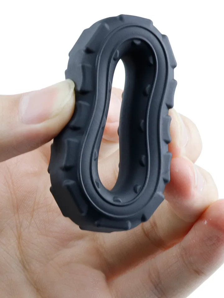 Tire Silicone Cock Ring Black - Gaidžio žiedas 2 [full]