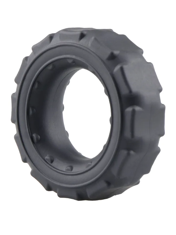 Tire Silicone Cock Ring Black - Gaidžio žiedas 3 [full]