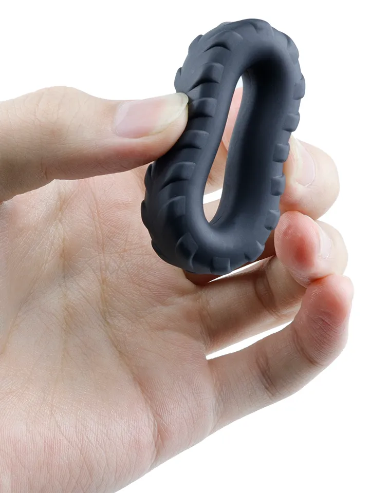 Tire Silicone Power Ring Black - Gaidžio žiedas 2 [full]