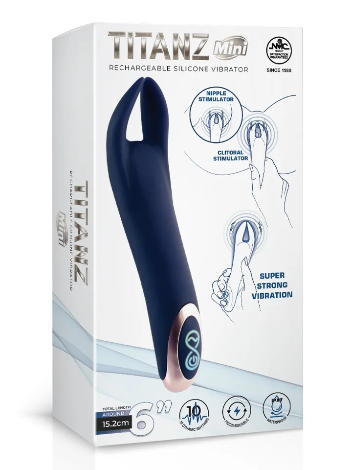 Titanz Rechargeable Silicone Vibrator - Vibratorius 2 [full]