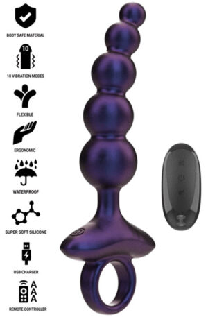 Tito Vibrating Anal Plug Remote Control - Vibruojantis analinis kištukas 1