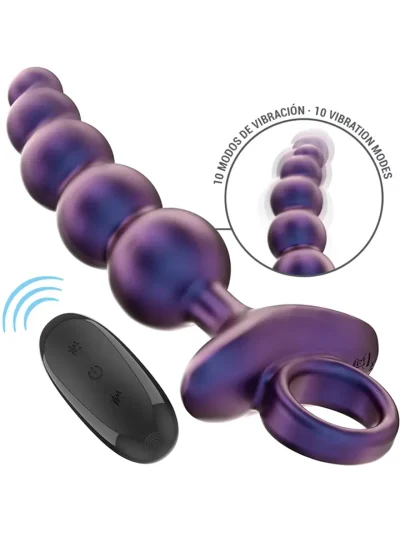 Tito Vibrating Anal Plug Remote Control - Vibruojantis analinis kištukas 4