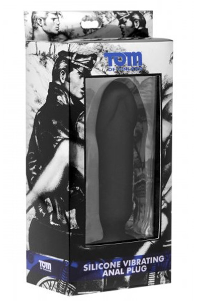 Tom of Finland Medium Vibrating Plug - Vibruojantis analinis kištukas 2