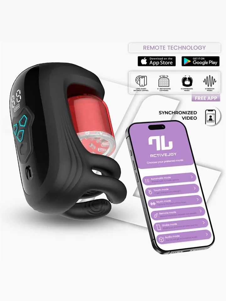 Torky Compressing Rotating App Masturbator - Automatinis masturbatorius 1 [full]