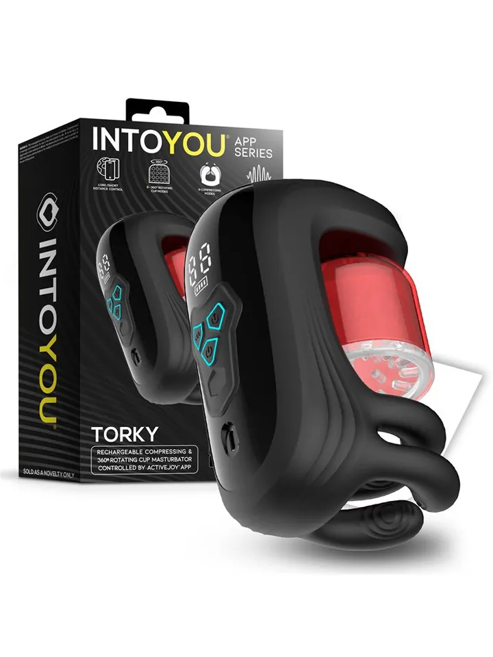 Torky Compressing Rotating App Masturbator - Automatinis masturbatorius 7 [full]