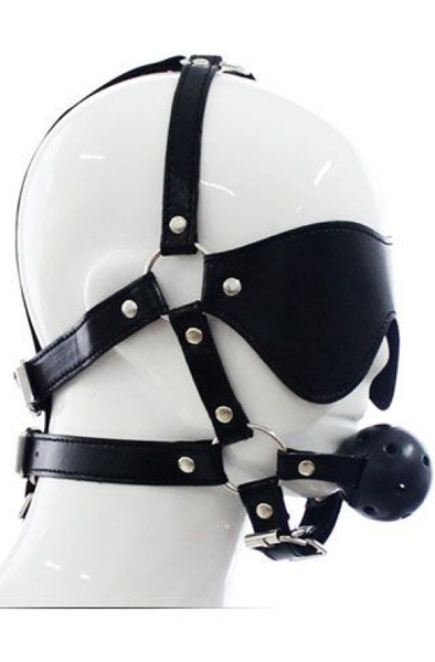 Total Head Harness Restraint - Diržai su gago kamuoliu 1