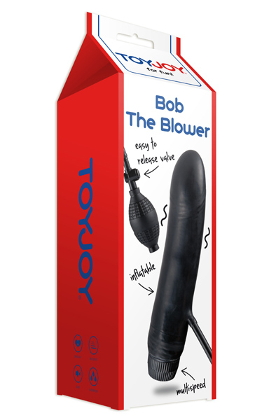 ToyJoy Bob The Blower Inflatable Vibrator - Pripučiamas vibruojantis dildo 2