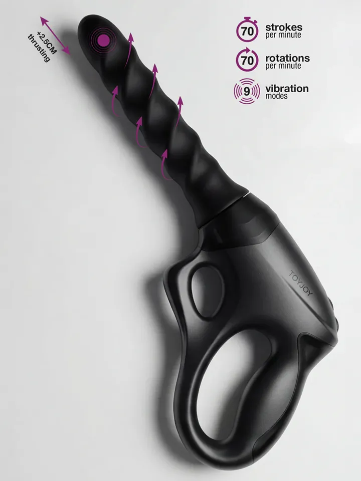 ToyJoy Cadence Fatale PRO+ - Vibruojantis dildo 2 [full]